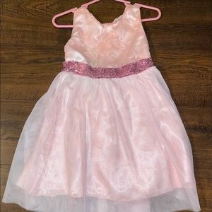 Formal pink dress for toddlers